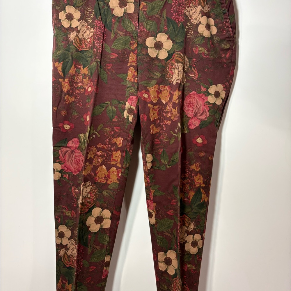 Talbots Floral Print Pants - Multicolor